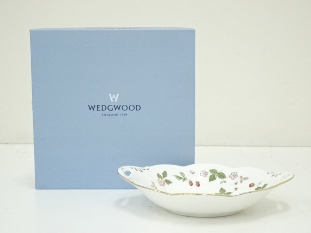WEDGWOOD　ウェッジウッド　ワイルドストロベリー　プレート（箱付）